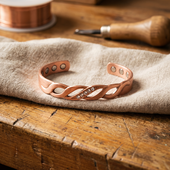 Sandra's Samenspel Koperen Armband