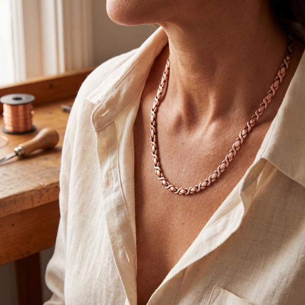Sandra's Ceder Koperen Ketting