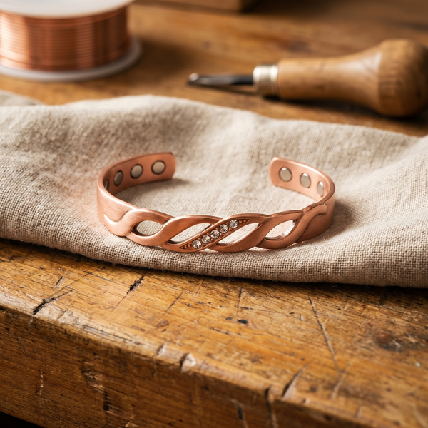 Sandra's Samenspel Koperen Armband