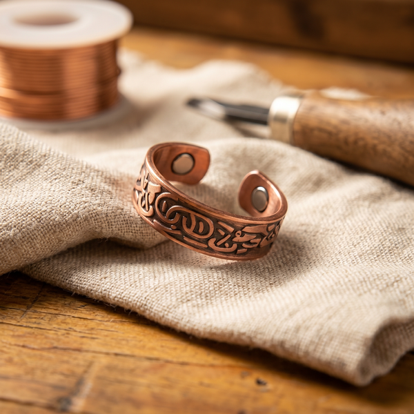 Sandra's Kroonkop Koperen Ring