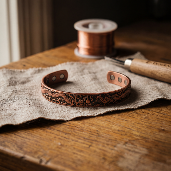 Sandra's Draak Koperen Armband