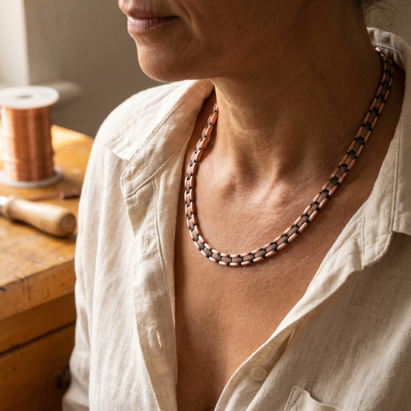 Sandra's Levensbron Koperen Ketting