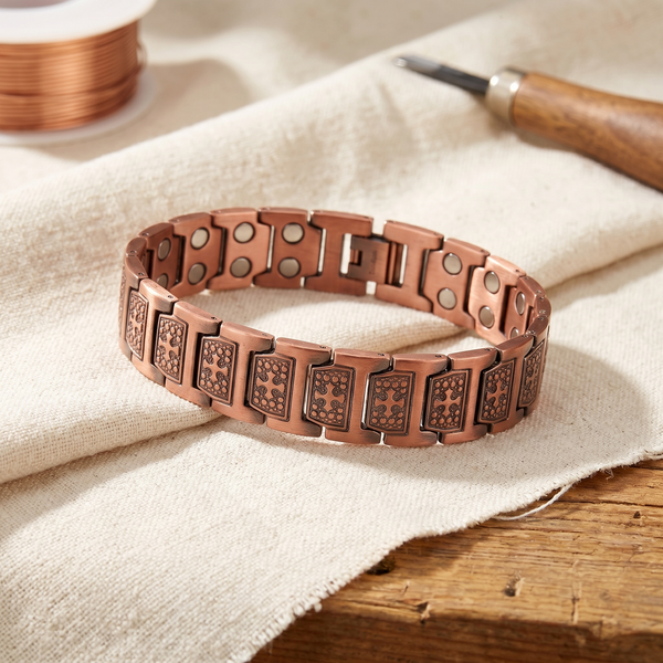 Sandra's Karakter Heren Koperen Armband